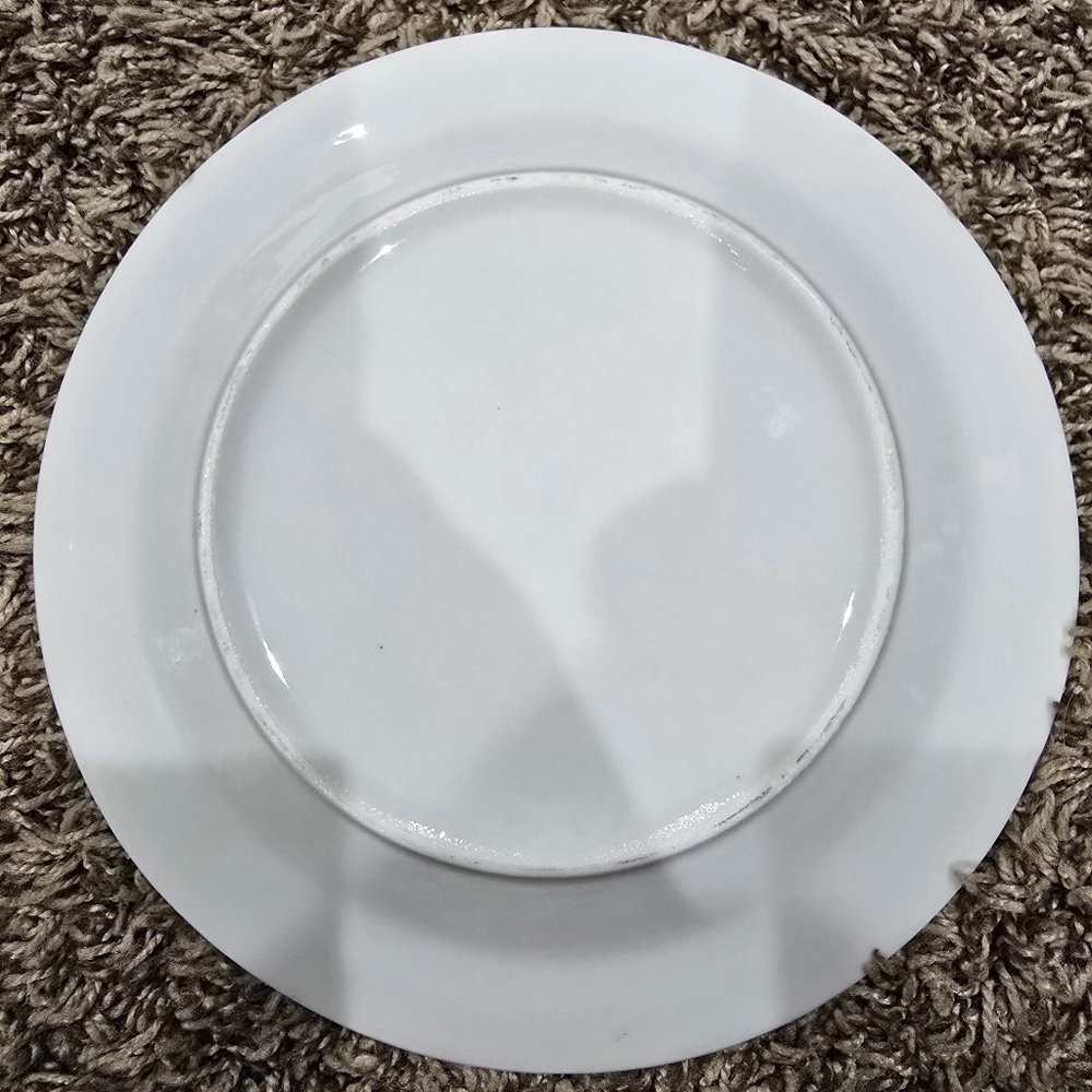 Vintage Decratative Festive Snowman Holiday Christmas Plate - Picture 2 of 3